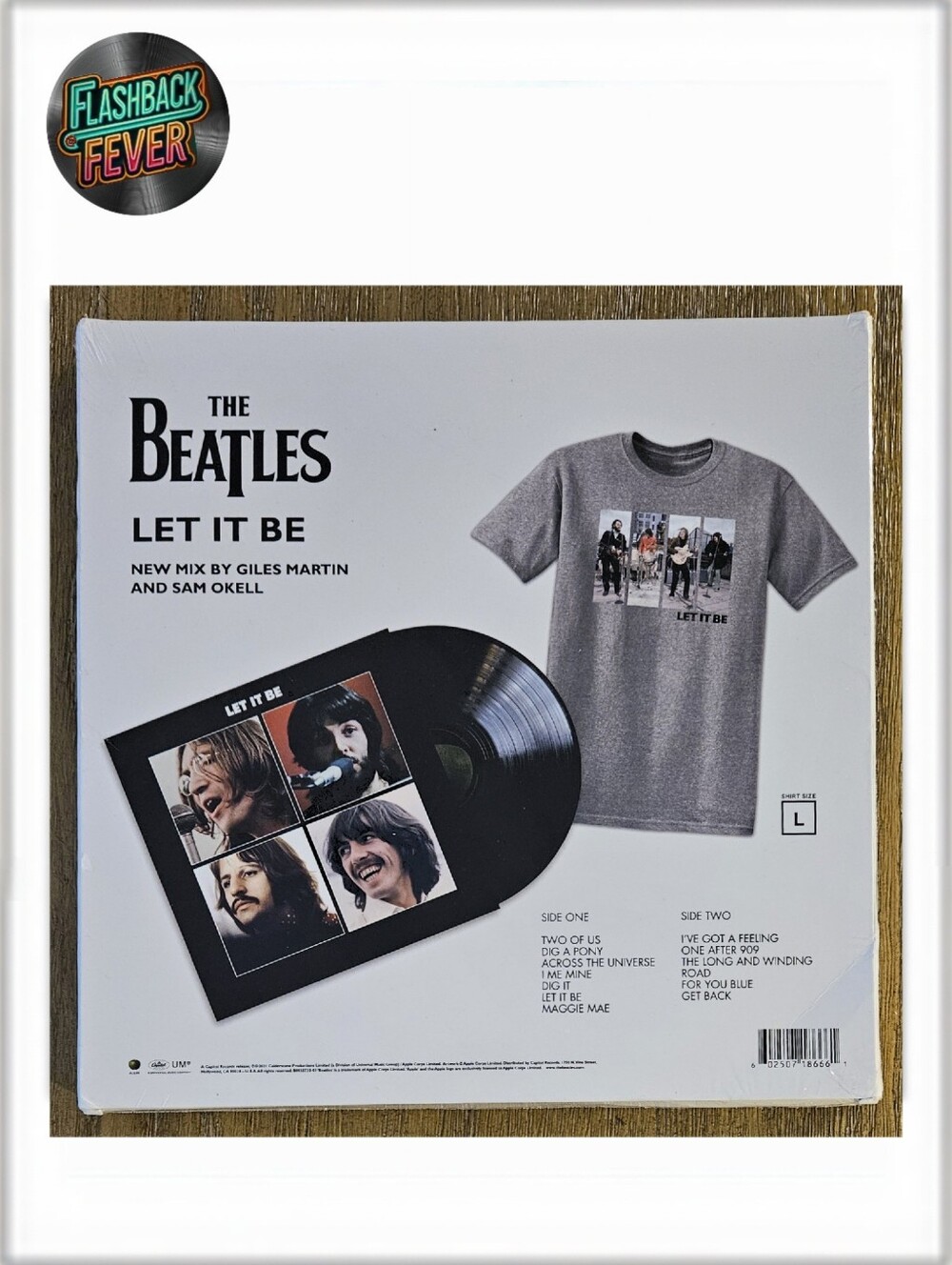 THE BEATLES•Let It Be•Limited Ed. Stereo, T-Shirt Bundle 2021 US (#B0032263-01)